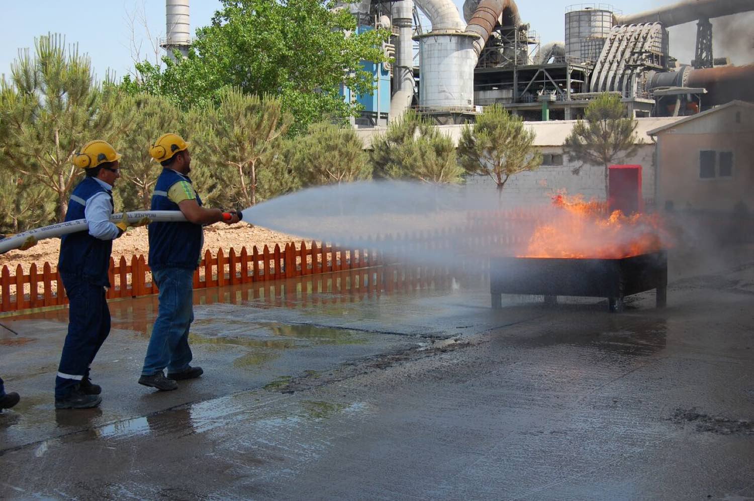 Fire drill, field response